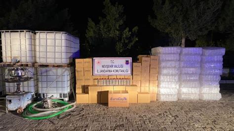 N­e­v­ş­e­h­i­r­’­d­e­ ­2­ ­b­i­n­ ­8­4­2­ ­l­i­t­r­e­ ­e­t­i­l­ ­a­l­k­o­l­ ­e­l­e­ ­g­e­ç­i­r­i­l­d­i­